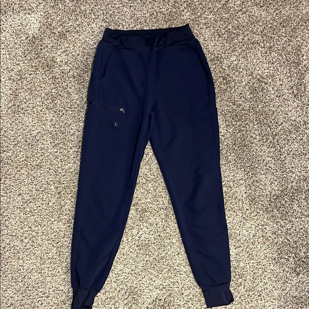 Scrubs Jogger Pants White Cross brand Navy (color)